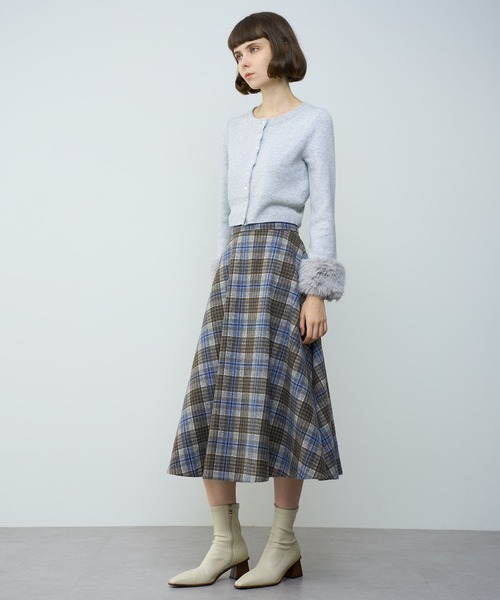 DEICY(デイシー)の「チェックフレアスカート(スカート・レディース・レッド/ブルー・0/1)」の18枚目の写真