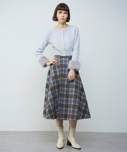 DEICY(デイシー)の「チェックフレアスカート(スカート・レディース・レッド/ブルー・0/1)」の17枚目の写真