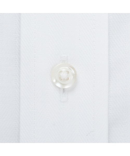 TOKYO SHIRTS(トウキョウシャツ)の「超形態安定ノーアイロン ボタンダウン 長袖ビジネスワイシャツ(ビジネスシャツ・メンズ・ホワイト・首回り39cm-裄丈80cm/首回り39cm-裄丈84cm/首回り41cm-裄丈82cm/首回り41cm-裄丈86cm/首回り42cm-裄丈82cm/首回り42cm-裄丈86cm/首回り43cm-裄丈82cm/首回り43cm-裄丈86cm/首回り37cm-裄丈84cm/首回り37cm-裄丈80cm)」の4枚目の写真