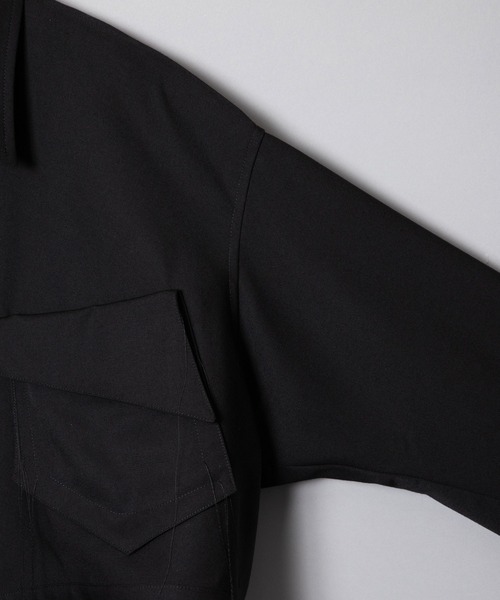 sulvam(サルバム)の「【sulvam / サルバム】ROUND BLOUSON(その他アウター・メンズ・ブラック・M)」の4枚目の写真