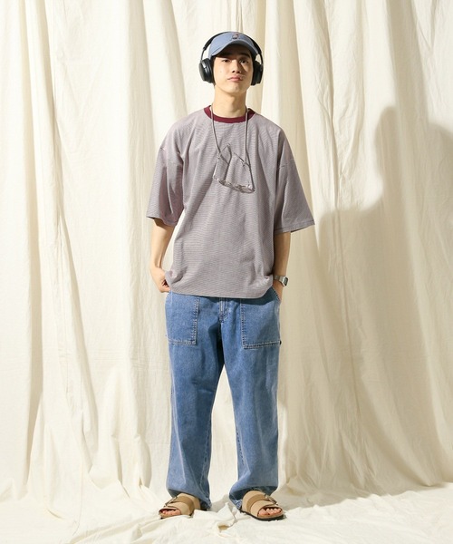 ニコページ niko and（ニコアンド）の「9oz COOLMAXライトデニム