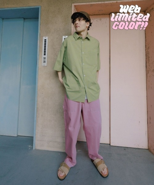 niko and...(ニコアンド)の「9oz COOLMAXライトデニムペインターパンツ【niko and ...JEANS 2025SS】(デニムパンツ・メンズ・インディゴブルー/ブラウン/ブルー/ブラック/ピンク/カーキ・SMALL/MEDIUM/LARGE)」の9枚目の写真