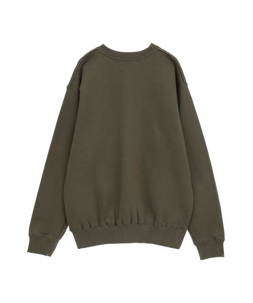 CONVERSE TOKYO（コンバーストウキョウ）の「【限定展開】LILY FLOWER PRINT SWEAT（スウェット・レディース・オリーブ/ブラック/杢グレー・MEDIUM/SMALL）」の10枚目の写真