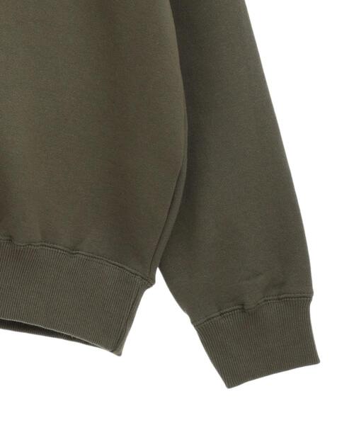 CONVERSE TOKYO（コンバーストウキョウ）の「【限定展開】LILY FLOWER PRINT SWEAT（スウェット・レディース・オリーブ/ブラック/杢グレー・MEDIUM/SMALL）」の12枚目の写真