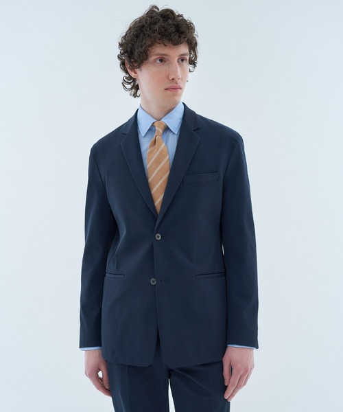 ESTNATION(エストネーション)の「ESTNATION / ストレッチナイロン セットアップジャケット(テーラードジャケット・メンズ・ブラック/ネイビー・X-LARGE/LARGE/MEDIUM)」の1枚目の写真