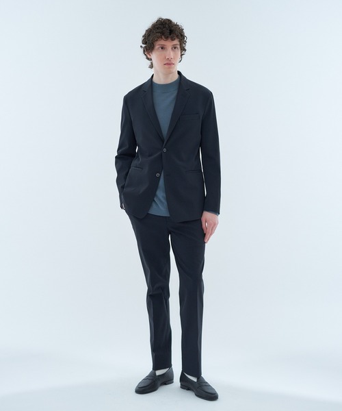 ESTNATION(エストネーション)の「ESTNATION / ストレッチナイロン セットアップジャケット(テーラードジャケット・メンズ・ブラック/ネイビー・X-LARGE/LARGE/MEDIUM)」の3枚目の写真