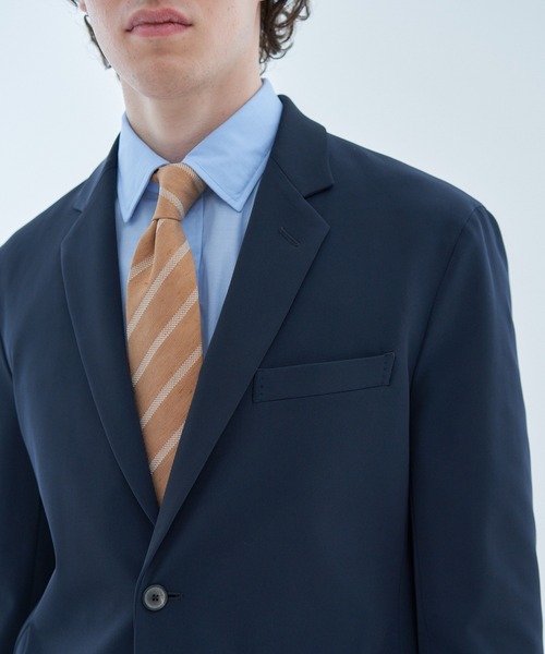 ESTNATION(エストネーション)の「ESTNATION / ストレッチナイロン セットアップジャケット(テーラードジャケット・メンズ・ブラック/ネイビー・X-LARGE/LARGE/MEDIUM)」の5枚目の写真