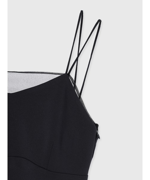 シアーレイヤーキャミワンピース（ワンピース）｜anuans（アニュアンス