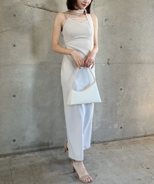 シアーレイヤーキャミワンピース（ワンピース）｜anuans（アニュアンス