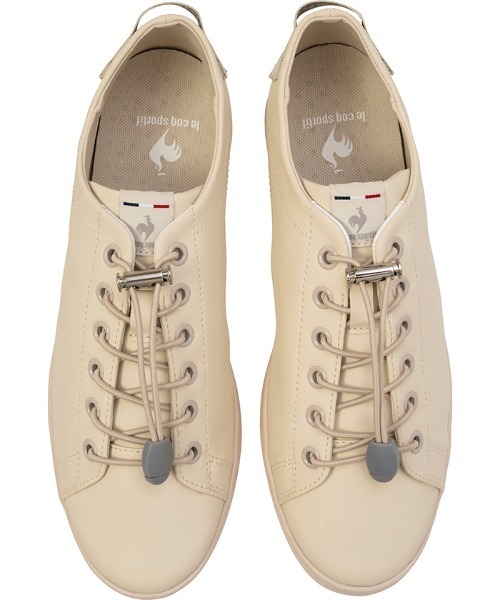 le coq sportif（ルコックスポルティフ）の「ルコックスポルティフ/LCS  LA アルマ T+R SM  軽量・防水設計スニーカー　LU5SRS05LZ（スニーカー・レディース・ベージュ系その他/ブラック×グレー・23.0cm/24.0cm/25.0cm）」の16枚目の写真