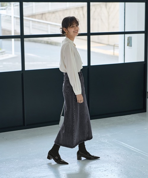 ブラウス シャツ 片寄せボウタイブラウス レディース 片寄せボウタイブラウス（シャツ/ブラウス）｜STYLE DELI