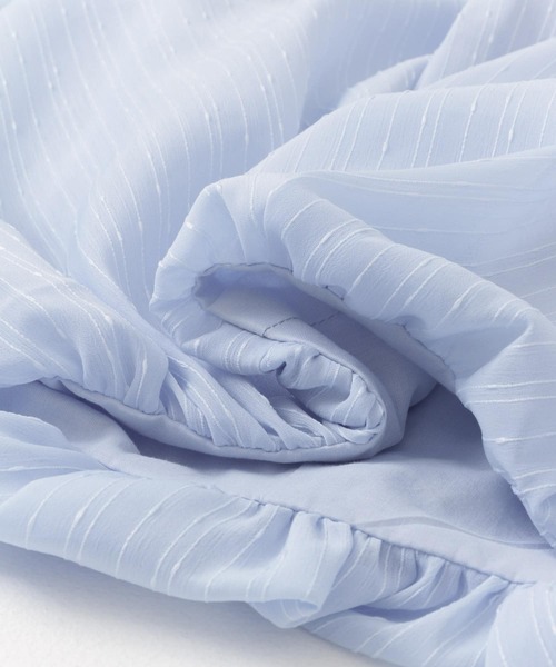 ITEMS URBANRESEARCH（アイテムズ アーバンリサーチ）の「バルーンスリーブブルゾン（ブルゾン・レディース・ベージュ系その他/ブルー・FREE）」の8枚目の写真