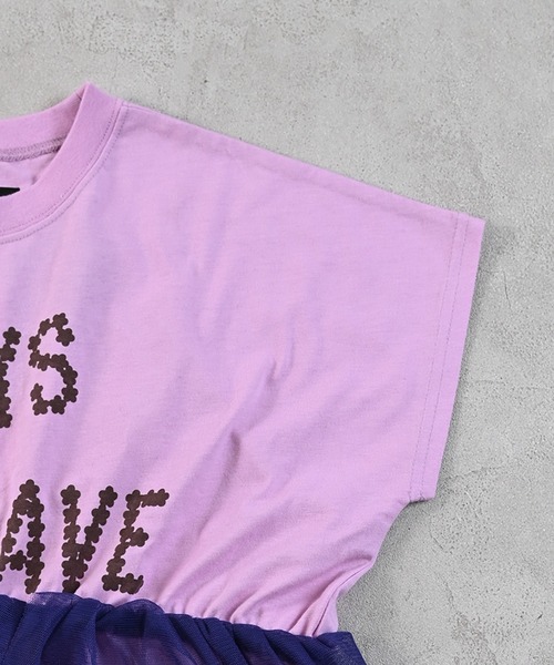 MARKEY'S(マーキーズ)の「ドルマンチュールドッキングTシャツ(Tシャツ/カットソー・キッズ・チャコール/イエロー/ライトピンク・120/110/100/90/150/140/130)」の12枚目の写真