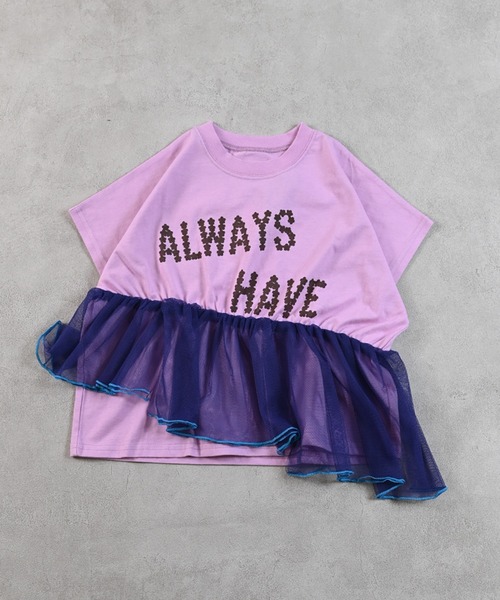 MARKEY'S(マーキーズ)の「ドルマンチュールドッキングTシャツ(Tシャツ/カットソー・キッズ・チャコール/イエロー/ライトピンク・120/110/100/90/150/140/130)」の15枚目の写真