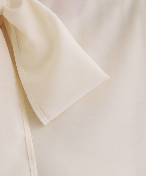 grove（グローブ）の「2WAYシアーボウタイブラウス（シャツ/ブラウス・レディース・ブラック/オフホワイト・02/03/01/05/04）」の9枚目の写真