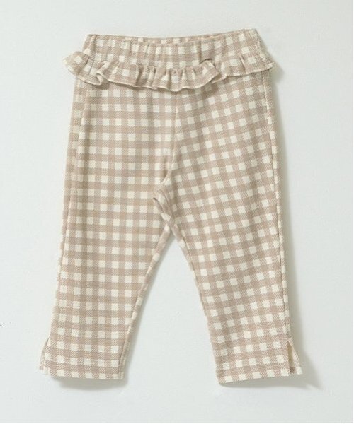 Lycee mine(リセマイン)の「【ともパン】サイドスリット7分丈カプリパンツ(その他パンツ・キッズ・クリーム/サックスブルー/カラフル/ブラック/ピンク/ベージュ/ミント/ラベンダー/アイボリー・100cm/120cm/110cm/130cm/140cm)」の17枚目の写真