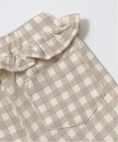 Lycee mine(リセマイン)の「【ともパン】サイドスリット7分丈カプリパンツ(その他パンツ・キッズ・クリーム/サックスブルー/カラフル/ブラック/ピンク/ベージュ/ミント/ラベンダー/アイボリー・100cm/120cm/110cm/130cm/140cm)」の19枚目の写真