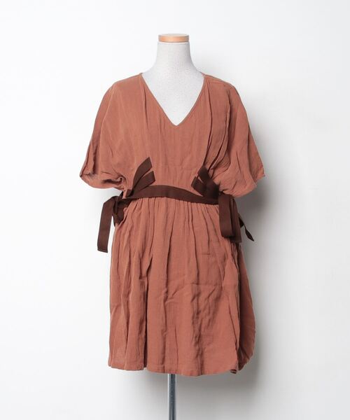 ベージュ長袖シャツ ブラウス ブラウン アメリAMERI vintageサテン Ameri VINTAGE（シャツ/ブラウス(長袖/七分)）のフリマアイテム一覧