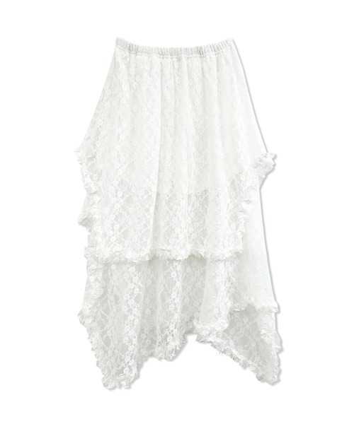 ANDGEEBEE（アンジービー）の「イレヘムレーススカパン（スカート・レディース・ブラック/ホワイト・FREE）」の17枚目の写真