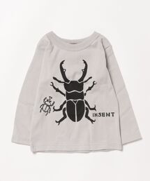 P.FIELD（ピーフィールド）の「P.FIELD/ピーフィールド　日本製　クワガタ　　ロンT（Tシャツ/カットソー）」