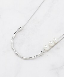 SHOO・LA・RUE | フェイクパールニュアンスネックレス(ネックレス)