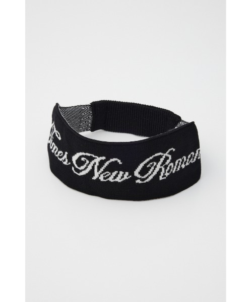 SLY（スライ）の「LOGO KNIT HAIR BAND ロゴ ニット ヘアバンド（ヘアバンド・レディース・ブラック/グレー・FREE）」の5枚目の写真