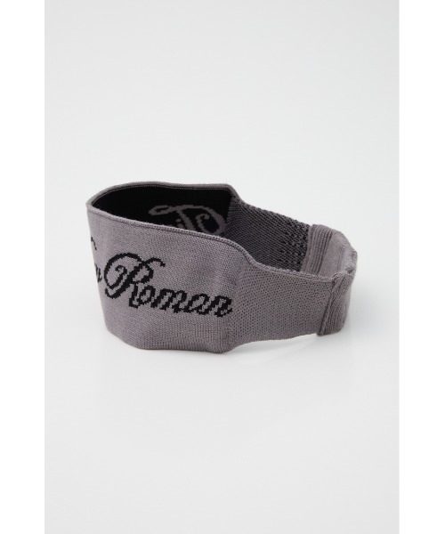SLY（スライ）の「LOGO KNIT HAIR BAND ロゴ ニット ヘアバンド（ヘアバンド・レディース・ブラック/グレー・FREE）」の14枚目の写真
