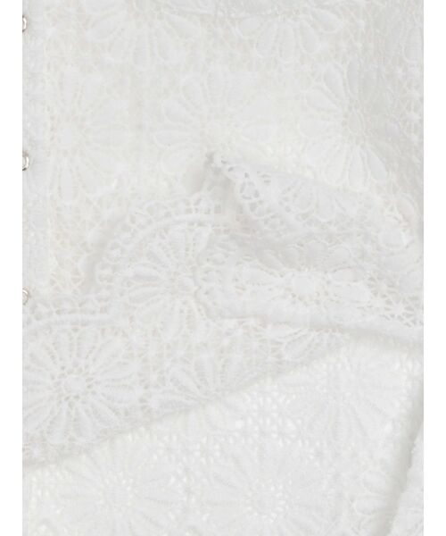 CALNAMUR（カルナムール）の「FLOWER LACE HALF SLEEVE SHIRTS（シャツ/ブラウス・レディース・ホワイト/レッド/ブラック・FREE）」の16枚目の写真