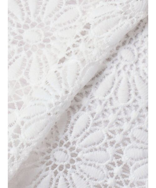 CALNAMUR（カルナムール）の「FLOWER LACE HALF SLEEVE SHIRTS（シャツ/ブラウス・レディース・ホワイト/レッド/ブラック・FREE）」の17枚目の写真
