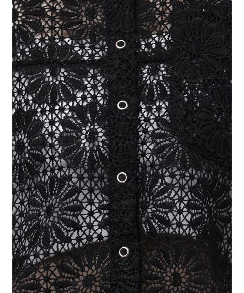 CALNAMUR（カルナムール）の「FLOWER LACE HALF SLEEVE SHIRTS（シャツ/ブラウス・レディース・ホワイト/レッド/ブラック・FREE）」の19枚目の写真