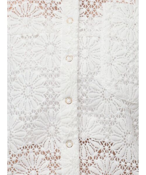 CALNAMUR（カルナムール）の「FLOWER LACE HALF SLEEVE SHIRTS（シャツ/ブラウス・レディース・ホワイト/レッド/ブラック・FREE）」の21枚目の写真