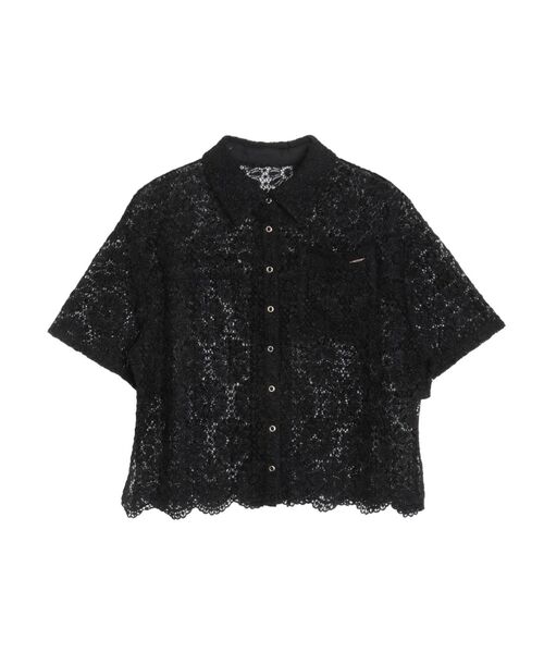 CALNAMUR（カルナムール）の「FLOWER LACE HALF SLEEVE SHIRTS（シャツ/ブラウス・レディース・ホワイト/レッド/ブラック・FREE）」の22枚目の写真