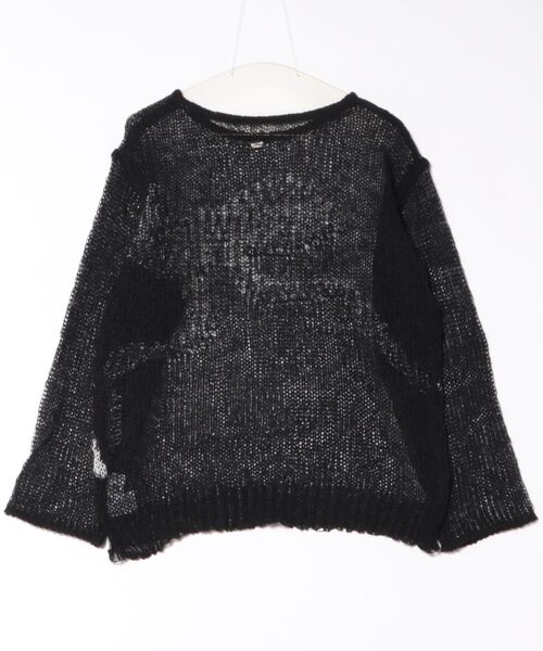 nemne store(ネンネストア)の「アソート柄シアーニット(ニット/セーター・レディース・グリーン系/ホワイト系/ネイビー/ブラック系・MEDIUM/SMALL)」の21枚目の写真