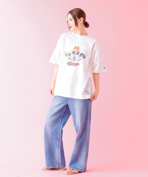 DISCUS(ディスカス)の「【DISCUS/ディスカス】DISCUS×WARNER T/パワーパフガールズ/半袖/コラボ/PPG/パワパフ【WEB限定】(Tシャツ/カットソー・レディース・ホワイト/ブラック・フリー)」の3枚目の写真