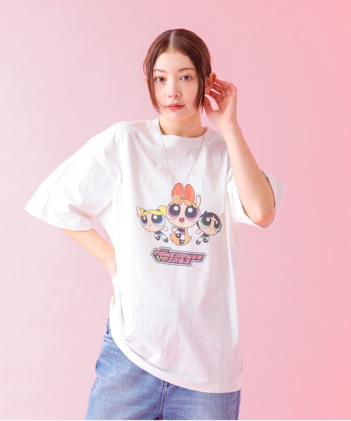 DISCUS(ディスカス)の「【DISCUS/ディスカス】DISCUS×WARNER T/パワーパフガールズ/半袖/コラボ/PPG/パワパフ【WEB限定】(Tシャツ/カットソー・レディース・ホワイト/ブラック・フリー)」の5枚目の写真