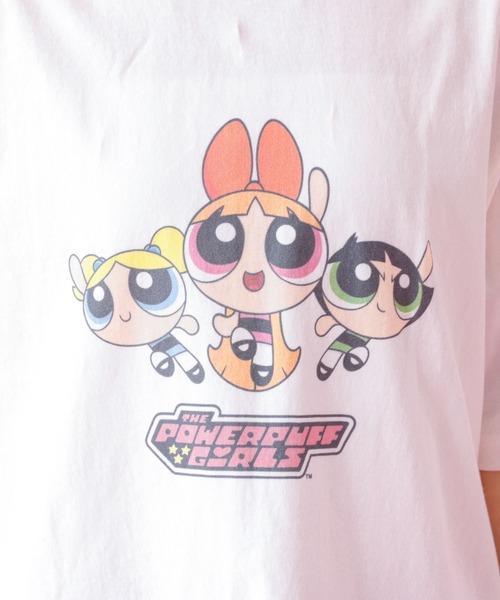 DISCUS(ディスカス)の「【DISCUS/ディスカス】DISCUS×WARNER T/パワーパフガールズ/半袖/コラボ/PPG/パワパフ【WEB限定】(Tシャツ/カットソー・レディース・ホワイト/ブラック・フリー)」の6枚目の写真