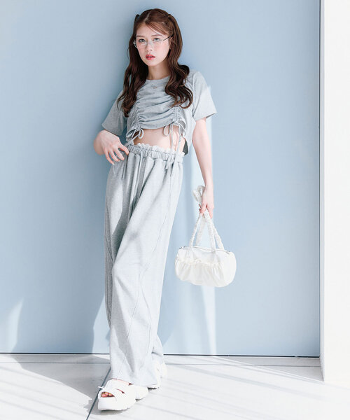 セール】バレルレッグスウェットパンツ(スウェットパンツ セール】バレルレッグスウェットパンツ(スウェットパンツ