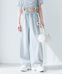 OLIVE des OLIVE | バレルレッグスウェットパンツ(その他パンツ)