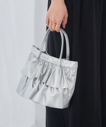 MAGASIN DE MODE Chou Chou（マガジンデモードシュシュ）の「【MAGASIN DE MODE Chou Chou】ラッフルミディトート フリル ミニトート バッグ ガーリー SNBD（トートバッグ）」