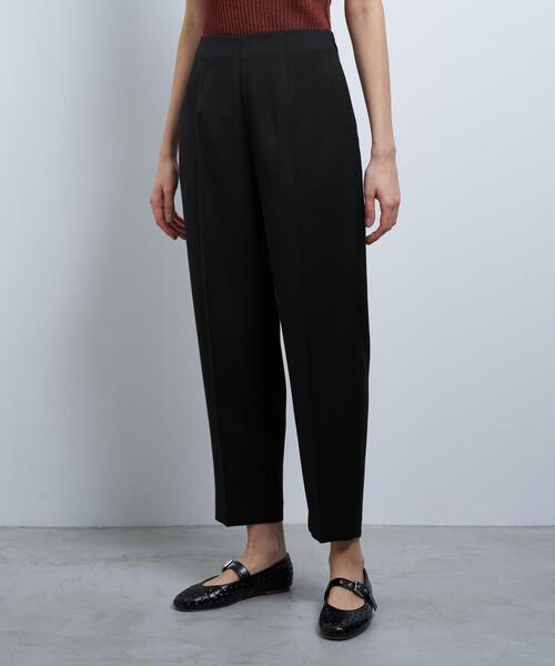 LANVIN en Bleu(ランバンオンブルー)の「カルゼコクーンパンツ(その他パンツ・レディース・ブラック/オフホワイト・38/36)」の1枚目の写真