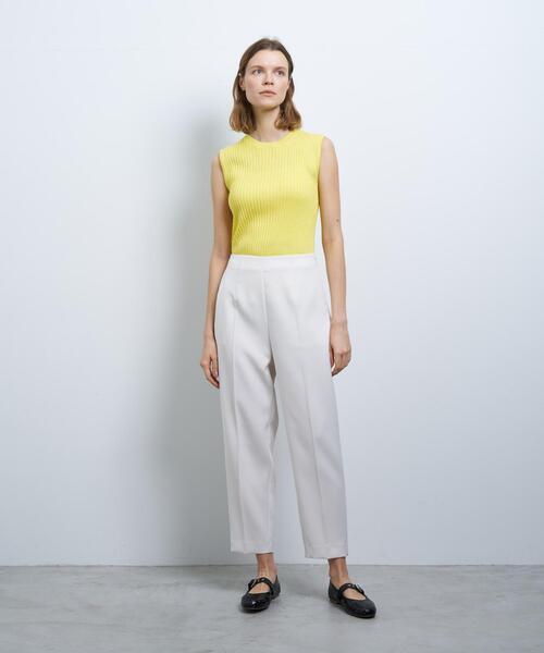 LANVIN en Bleu(ランバンオンブルー)の「カルゼコクーンパンツ(その他パンツ・レディース・ブラック/オフホワイト・38/36)」の3枚目の写真