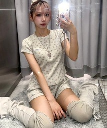 CRANK スカート グレー crank クランク CRANK（クランク）の「【CRANK/クランク】PLEATS MINI SKIRT