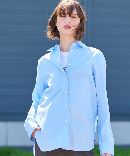 DRESSTERIOR（ドレステリア）の「◆【CLASSY.12月号掲載】オーバーサイズシャツ（シャツ/ブラウス・レディース・サックスブルー/ホワイト・38/36/34）」の16枚目の写真