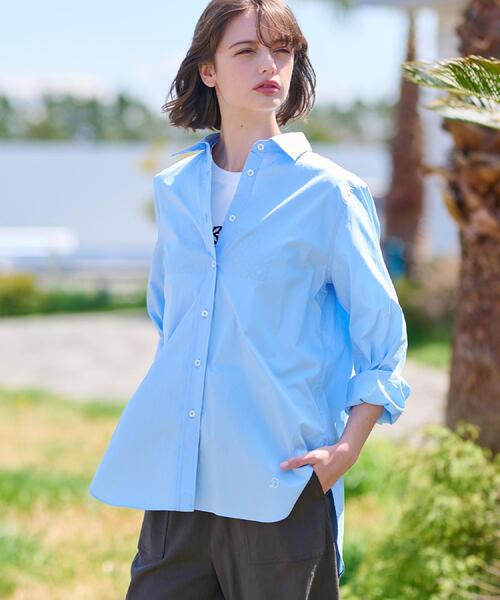 DRESSTERIOR（ドレステリア）の「◆【CLASSY.12月号掲載】オーバーサイズシャツ（シャツ/ブラウス・レディース・サックスブルー/ホワイト・38/36/34）」の13枚目の写真