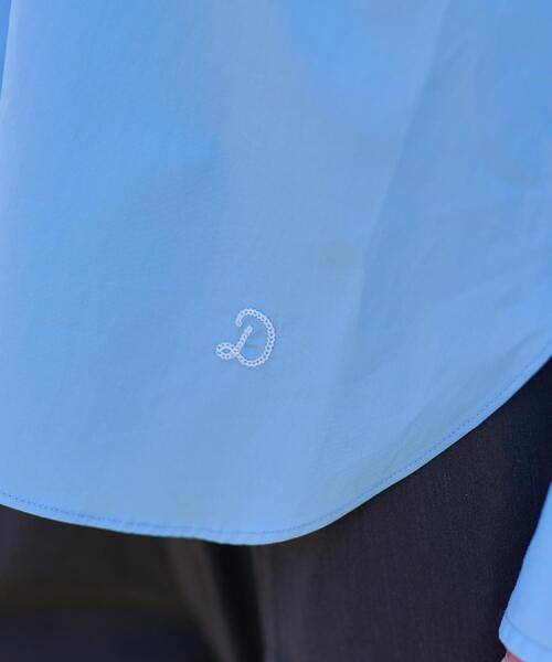 DRESSTERIOR（ドレステリア）の「◆【CLASSY.12月号掲載】オーバーサイズシャツ（シャツ/ブラウス・レディース・サックスブルー/ホワイト・38/36/34）」の7枚目の写真