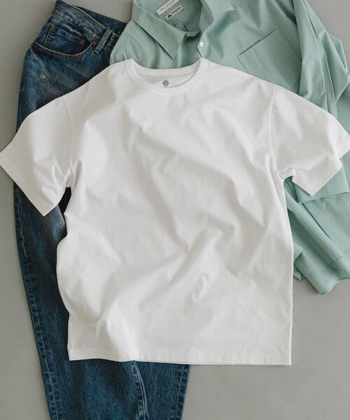 URBAN RESEARCH（アーバンリサーチ）の「『UR TECH』ベーシックTシャツ（Tシャツ/カットソー・メンズ・ホワイト・4/5/6）」の7枚目の写真