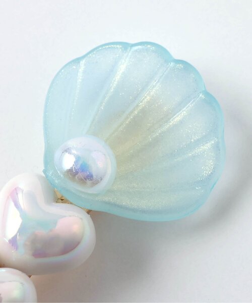 apres les cours（アプレレクール）の「シェルパールヘアクリップ（バレッタ/ヘアクリップ・キッズ・アイボリー/サックスブルー・FREE）」の12枚目の写真