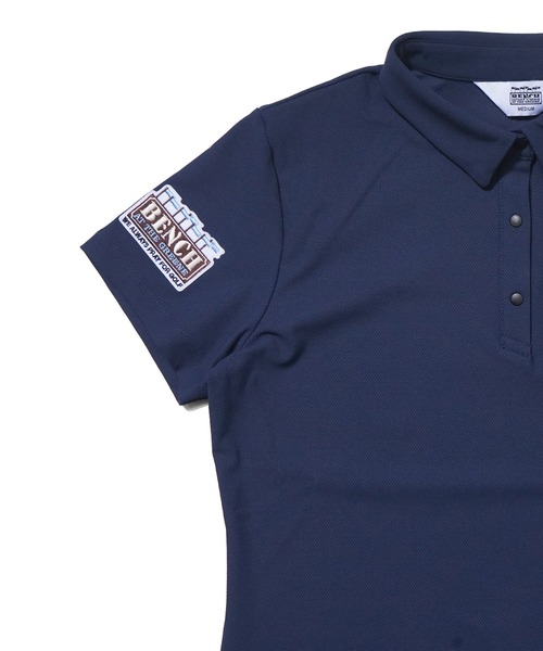 BENCH AT THE GREENE GOLF(ベンチアットザグリーンゴルフ)の「BENCH AT THE GREENE GOLF / レディースゴルフポロシャツ(ポロシャツ・レディース・ホワイト/ブラック/ネイビー・SMALL/MEDIUM)」の9枚目の写真