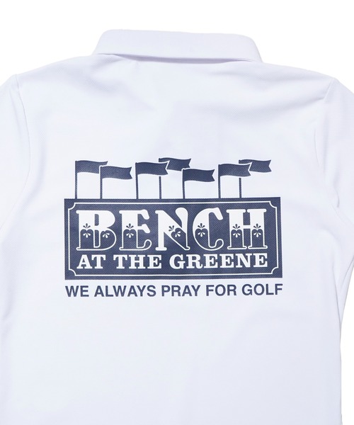 BENCH AT THE GREENE GOLF(ベンチアットザグリーンゴルフ)の「BENCH AT THE GREENE GOLF / レディースゴルフポロシャツ(ポロシャツ・レディース・ホワイト/ブラック/ネイビー・SMALL/MEDIUM)」の13枚目の写真