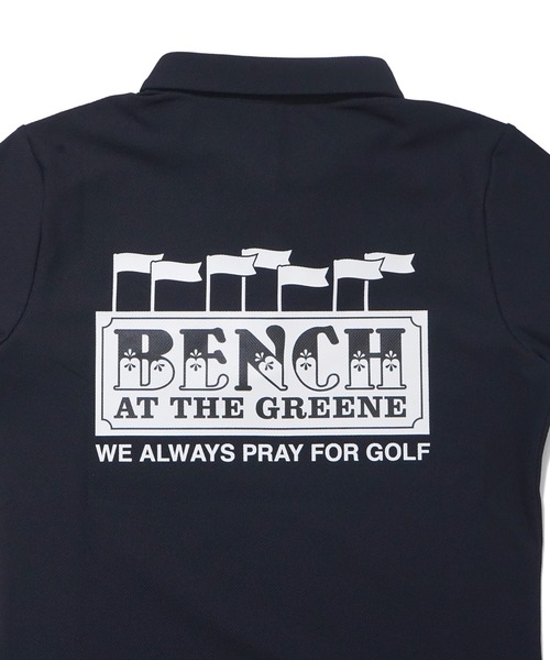 BENCH AT THE GREENE GOLF(ベンチアットザグリーンゴルフ)の「BENCH AT THE GREENE GOLF / レディースゴルフポロシャツ(ポロシャツ・レディース・ホワイト/ブラック/ネイビー・SMALL/MEDIUM)」の14枚目の写真